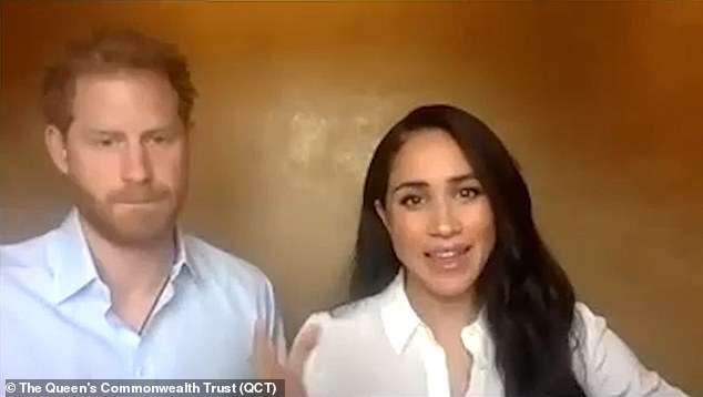 Vợ chồng Meghan Markle - Harry công khai xuất hiện, động chạm đến Nữ hoàng Anh với phát ngôn gây bức xúc - Ảnh 2.