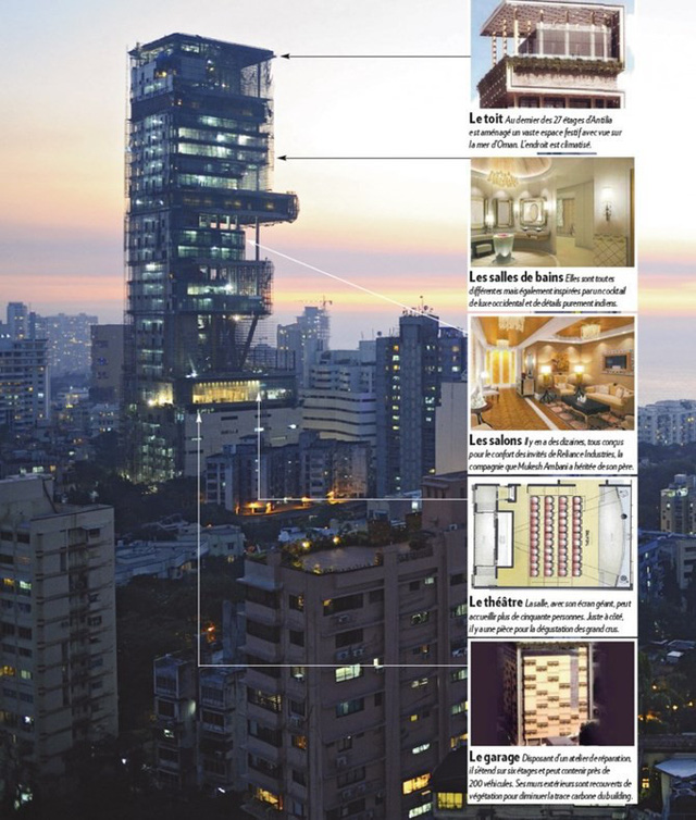 Chiêm ngưỡng siêu biệt thự ở Mumbai của tỷ phú giàu nhất châu Á - Ảnh 10.