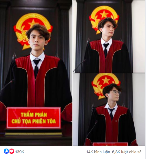 Danh tính chàng thẩm phán trẻ tuổi, điển trai gây xôn xao mạng xã hội những ngày qua - Ảnh 1. Danh tính chàng thẩm phán trẻ tuổi, điển trai gây xôn xao mạng xã hội những ngày qua - Ảnh 1.