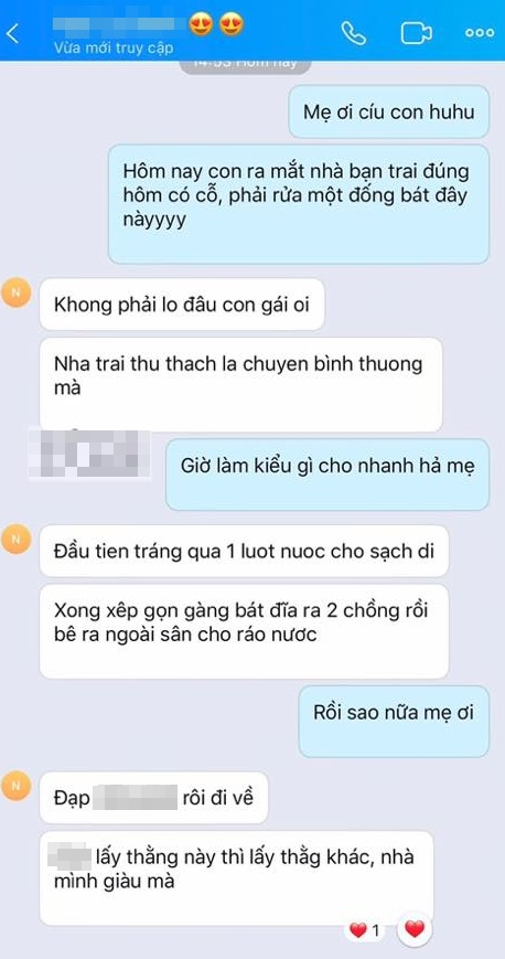 Ra mắt nhà bạn trai phải rửa một núi bát, cô gái cầu cứu mẹ thì nhận ngay lời khuyên bá đạo - Ảnh 1.