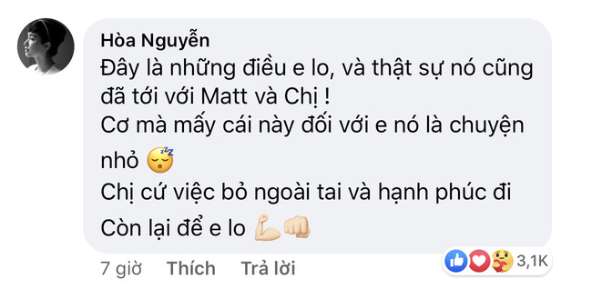 Chuyện tình Hương Giang - Matt Liu vừa bắt đầu đã vướng nhiều thị phi, Hòa Minzy nhắn nhủ: Điều em lo thật sự đã tới với chị - Ảnh 1.