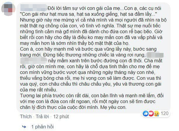 Mẹ Âu Hà My động viên con gái hết lời, tin con sẽ gặp được người tốt hơn trong tương lai - Ảnh 2.