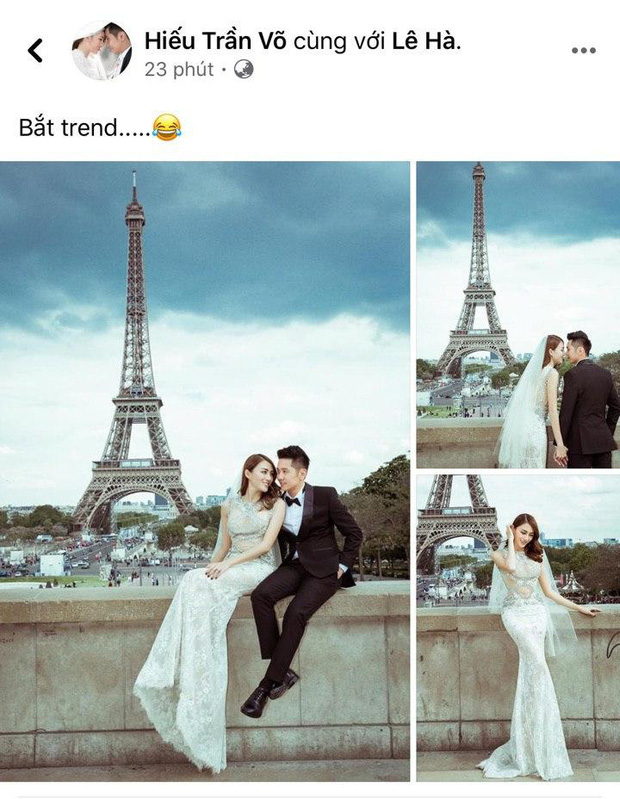 Ảnh cưới tại Paris: \