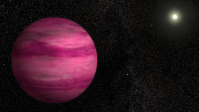 Vì sao ngoại hành tinh kỳ lạ này lại có màu hồng như viên kẹo khổng lồ ngoài vũ trụ? - Ảnh 1.