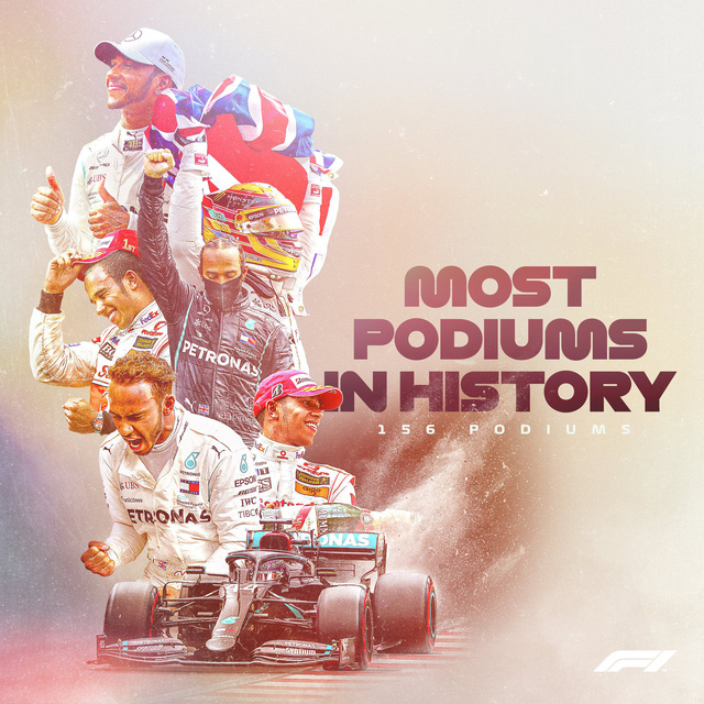 Hamilton vượt qua huyền thoại Schumacher về số lần giành podium - Ảnh 3.
