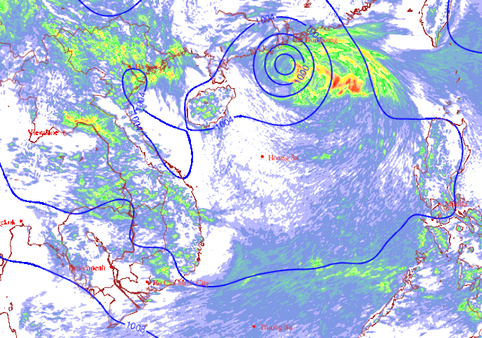Áp thấp nhiệt đới vào Biển Đông, mạnh lên thành bão gây mưa lớn - Ảnh 2.