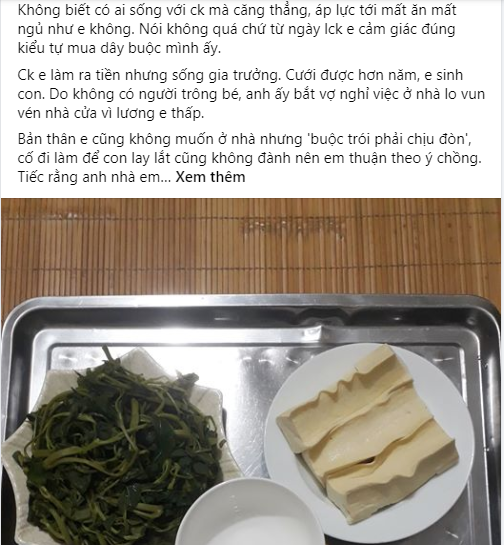 Bị chồng mắng “ăn tiêu như phá mả” vì tháng đưa 15 triệu vẫn phải ăn cơm đậu phụ luộc, vợ lẳng lặng đưa “bằng chứng” khiến anh im bặt - Ảnh 1.