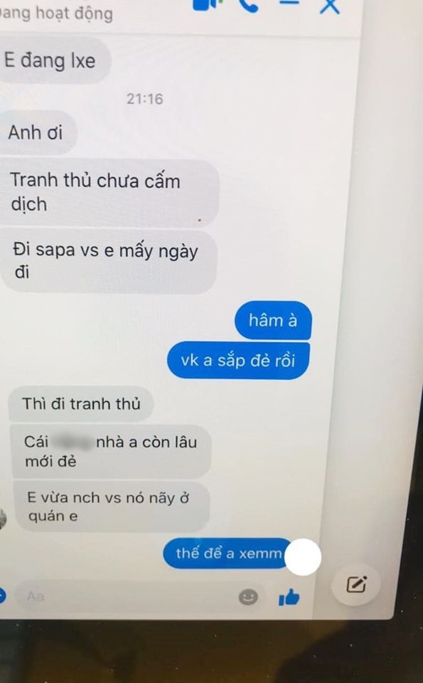 Vô tình xem Facebook của chồng chưa thoát ra trên máy tính, vợ bầu ngơ ngác khi đọc được tin nhắn bạn thân rủ chồng đi Sapa - Ảnh 1.