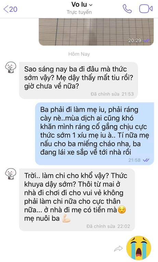 Thương Công Vinh đi làm từ sáng sớm khi vợ còn chưa dậy, Thủy Tiên tuyên bố: Vợ có tiền mà, chồng ở nhà vợ nuôi - Ảnh 1.