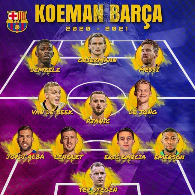 Dream Team kỷ nguyên Koeman: Pique, Busquets, Suarez... ra rìa - Ảnh 2.