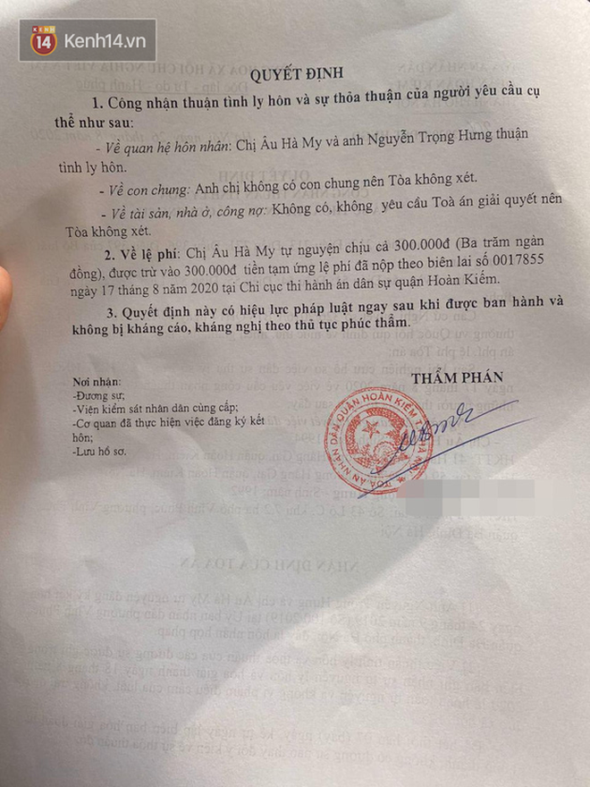 Part 2 drama ly hôn của Âu Hà My - Trọng Hưng: Liên tục có tình tiết mâu thuẫn, tranh cãi nhất là chuyện mang thai - Ảnh 4.