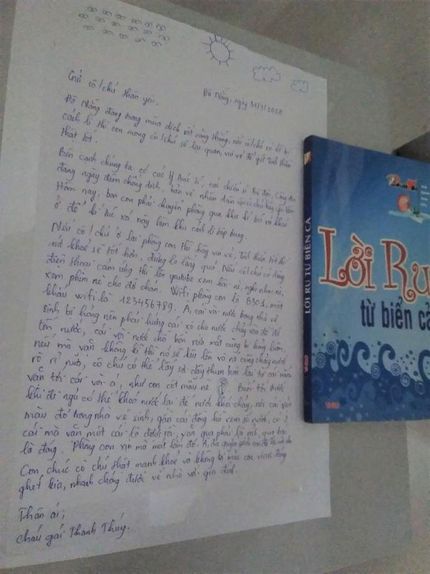 Nhường ký túc xá làm phòng cách ly, nữ sinh Đà Nẵng để lại lời nhắn cùng món quà siêu dễ thương dành cho người lạ - Ảnh 2.