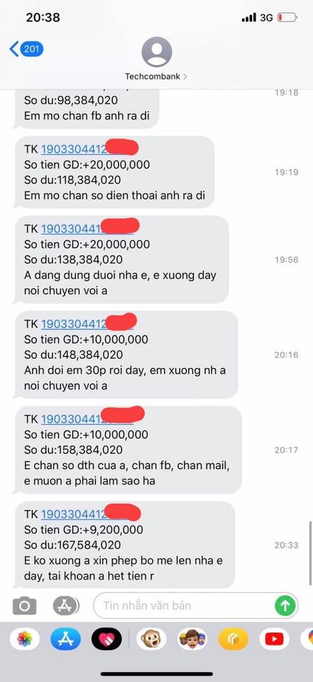 Cô gái nhận hơn 100 triệu từ bạn trai, nguyên nhân được lý giải trong 10 ghi chú - Ảnh 2.