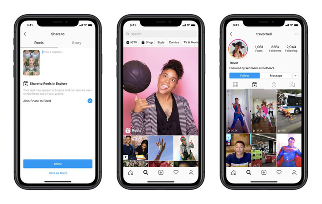 Instagram ra mắt Reels, một tính năng nhái TikTok - Ảnh 2.