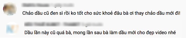 Làm bánh mì xúc xích siêu to khổng lồ nhưng Bà Tân Vlog lại bị bắt lỗi vì dùng lại chảo dầu cũ đã đen sì - Ảnh 2.