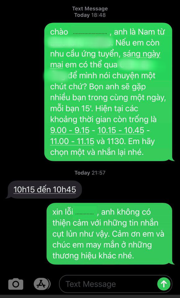 Đi xin việc nhưng nói trống không, nam sinh bị nhà tuyển dụng đáp trả cực gắt - Ảnh 1.