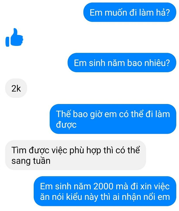 Đi xin việc nhưng nói trống không, nam sinh bị nhà tuyển dụng đáp trả cực gắt - Ảnh 2.