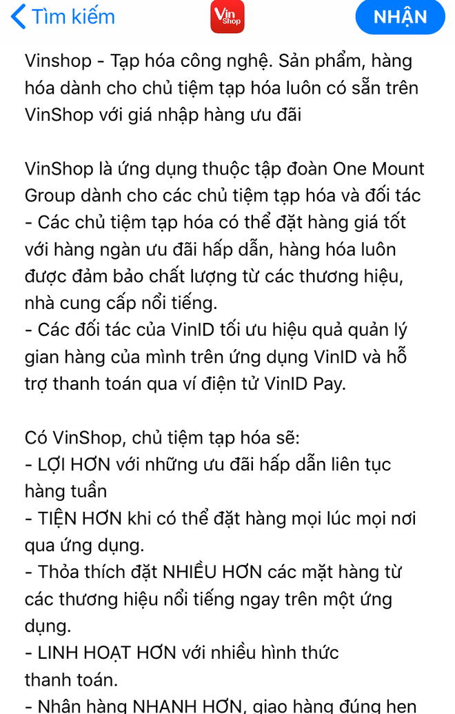 Vì sao Vingroup âm thầm xây app VinShop, tiến quân vào miếng bánh lớn nhất của thị trường bán lẻ mang tên bách hóa? - Ảnh 2.