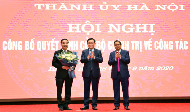 Bộ trưởng Khoa học và Công nghệ Chu Ngọc Anh làm Phó Bí thư Thành ủy Hà Nội - Ảnh 2.