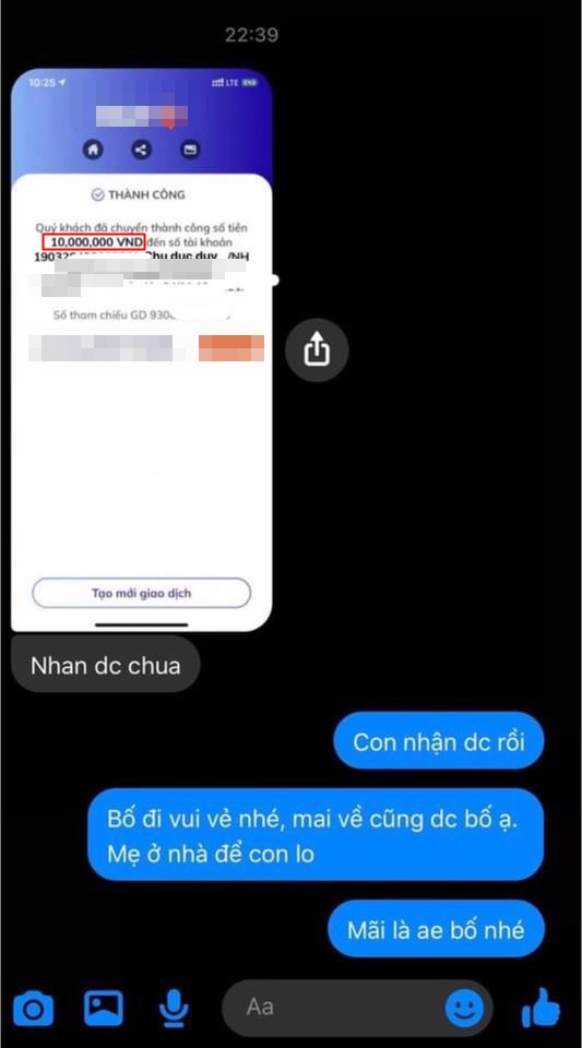 Bố nhậu về trễ rủ làm đồng minh giấu mẹ, con trai định từ chối nhưng lại nhận ngay pha chuyển khoản gắt - Ảnh 2.
