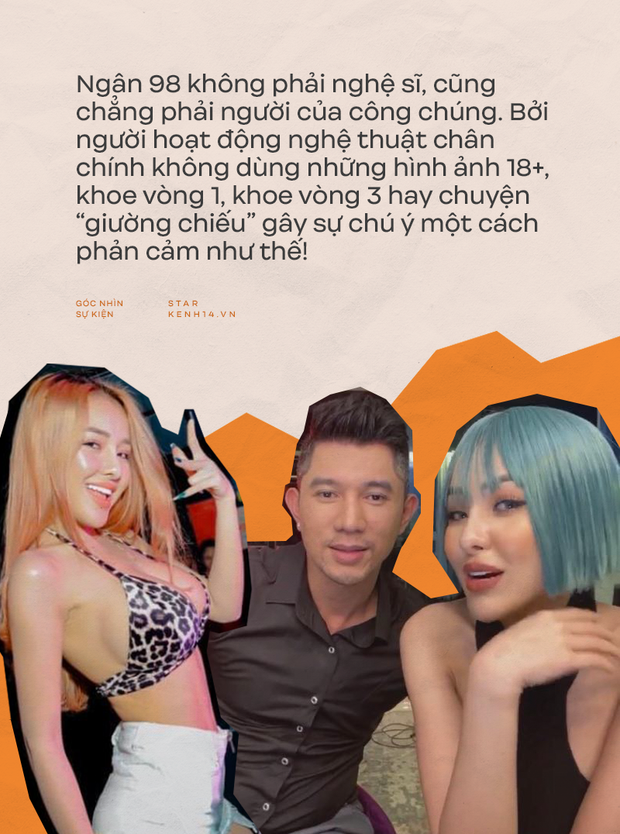 Showbiz cấm cửa Ngân 98 và một cộng đồng MXH văn minh cũng không có chỗ cho những chiêu trò lố lăng, phản cảm! - Ảnh 2.