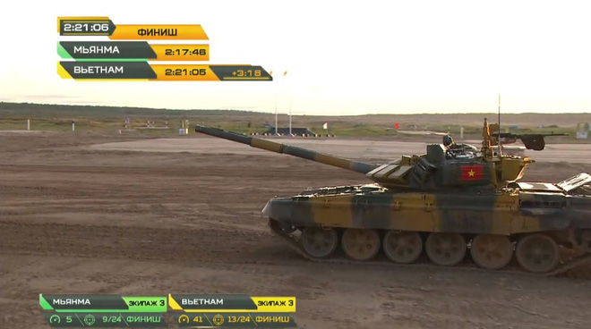 Tank Biathlon 2020: Lào, Tajikistan bắn kém, diễn biến trận bán kết 2 có lợi cho Việt Nam - Ảnh 1.
