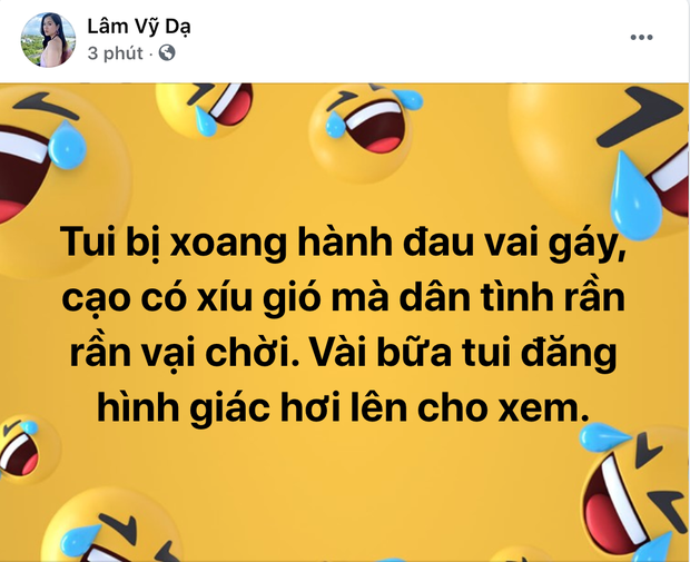 Lâm Vỹ Dạ lên tiếng làm rõ về hình ảnh lưng trần rướm máu, tiết lộ luôn tình hình hiện tại - Ảnh 1.