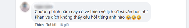 Chung kết Olympia bị nhận xét câu hỏi nhàm chán, toàn kiến thức học thuộc lòng, không có câu Tiếng Anh nào - Ảnh 3.