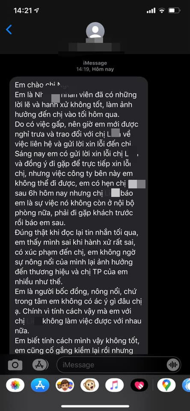 Một hãng thời trang cao cấp Hà Nội bị tố xử tệ với khách: Admin trả treo Giảm 70% chưa đủ rẻ?, đuổi khách “ngủ đi cho sớm”,  quà xin lỗi là bánh trung thu kèm giấy ăn vò nát và tóc - Ảnh 3.