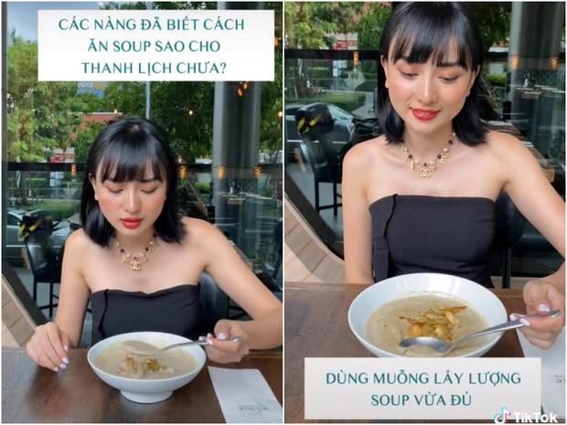 Gái đẹp cưới chồng giàu hướng dẫn quy cách ăn uống, đi đứng để lọt vào mắt đại gia - Ảnh 2.