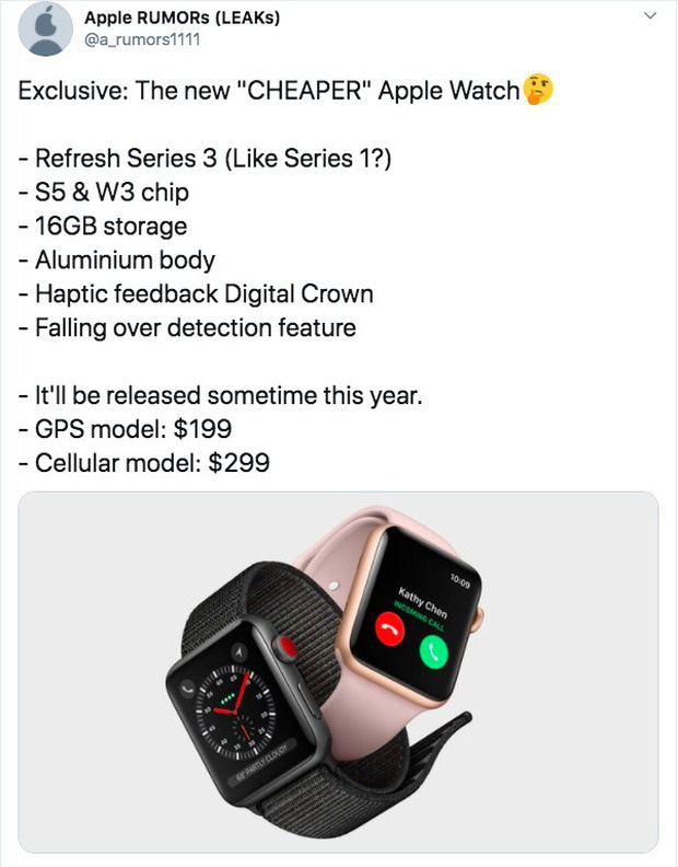Sẽ có tới 2 mẫu Apple Watch được ra mắt trong năm nay? - Ảnh 2.