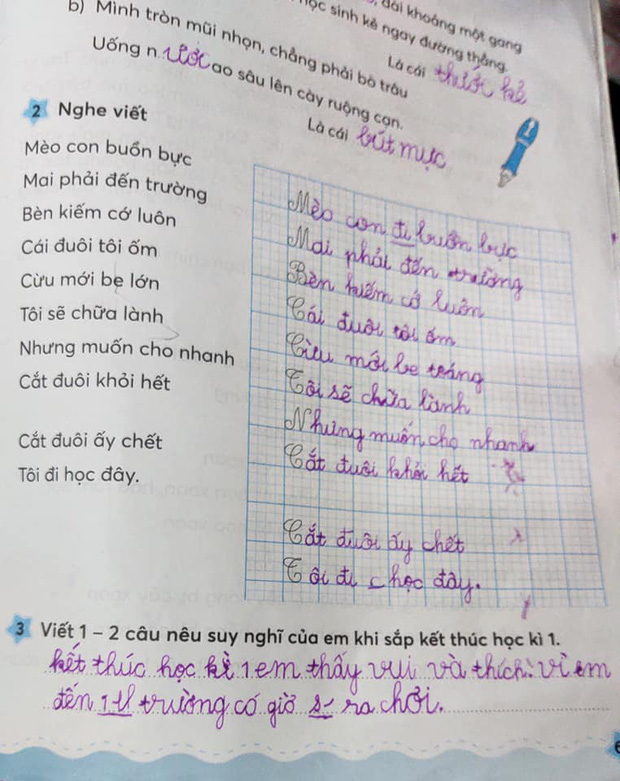 Hỏi thích gì nhất khi đến trường, câu trả lời của cậu bé lớp 1 khiến mẹ tức anh ách, dân mạng thì phì cười vì chất quá - Ảnh 2.