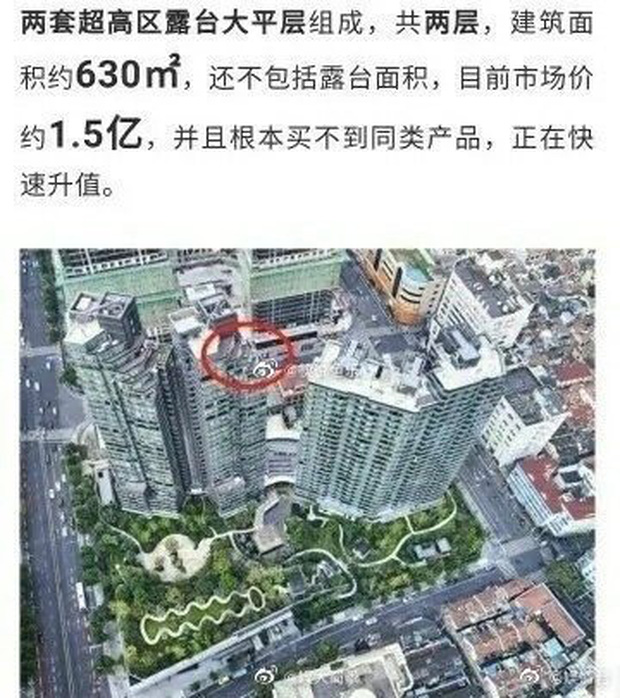 Top 1 Weibo sáng nay: Trịnh Sảng đăng ảnh nhà, Cnet ngã ngửa khi phát hiện đây là penthouse siêu đắt đỏ trị giá 570 tỷ đồng - Ảnh 3.