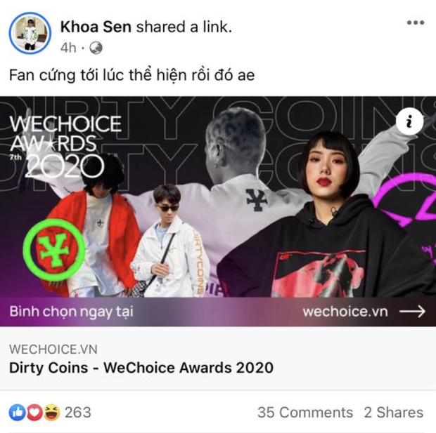 Cổng bình chọn WeChoice Awards 2020 vừa mở, dân tình đã kêu gọi vote ào ào tưng bừng trên MXH - Ảnh 17.