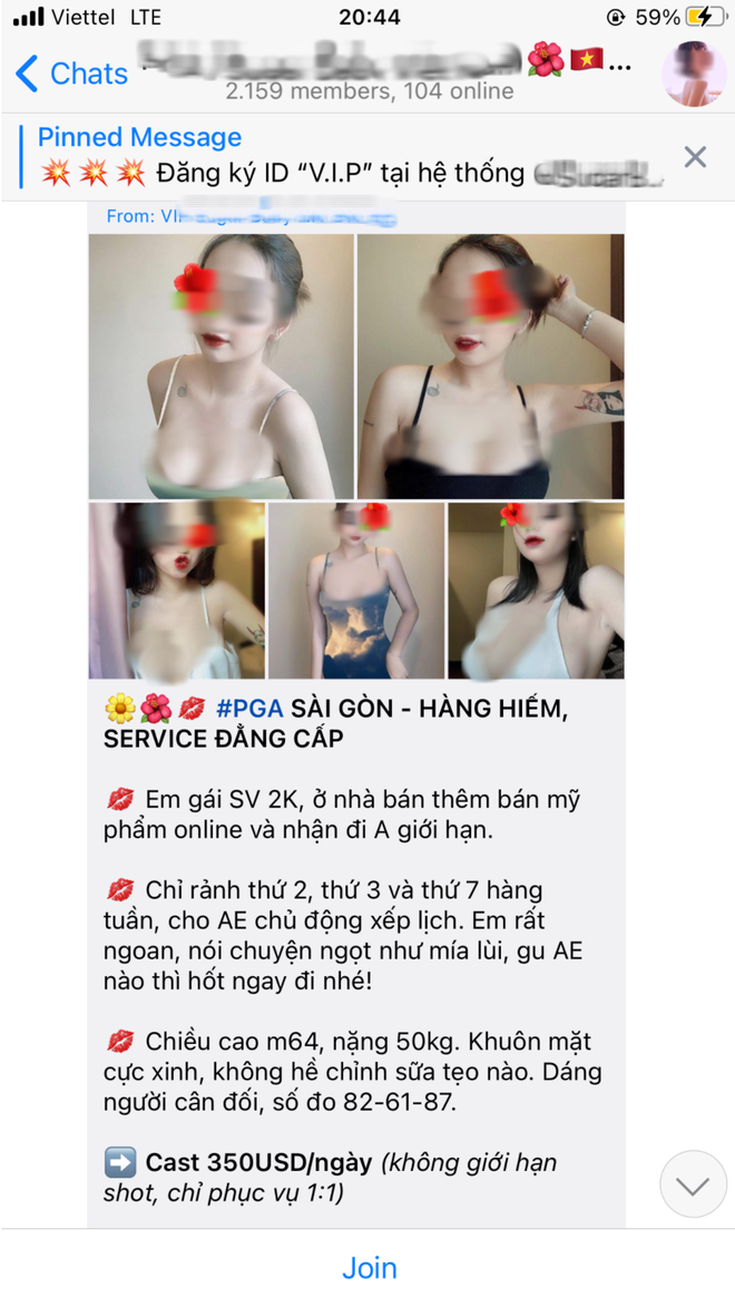 Telegram như một ổ tệ nạn: tràn lan hội nhóm tìm Sugar Baby, Sugar Daddy đến các động chào giá, share số trá hình! - Ảnh 5.