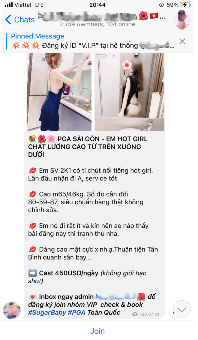 Telegram như một ổ tệ nạn: tràn lan hội nhóm tìm Sugar Baby, Sugar Daddy đến các động chào giá, share số trá hình! - Ảnh 6.