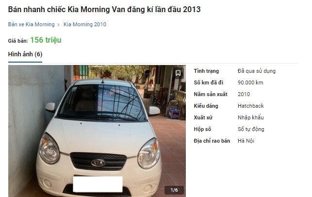 Kia Morning bán rẻ cuối năm lấy xe chạy Tết, có chiếc rẻ ngang Honda SH giá 135 triệu đồng - Ảnh 1.