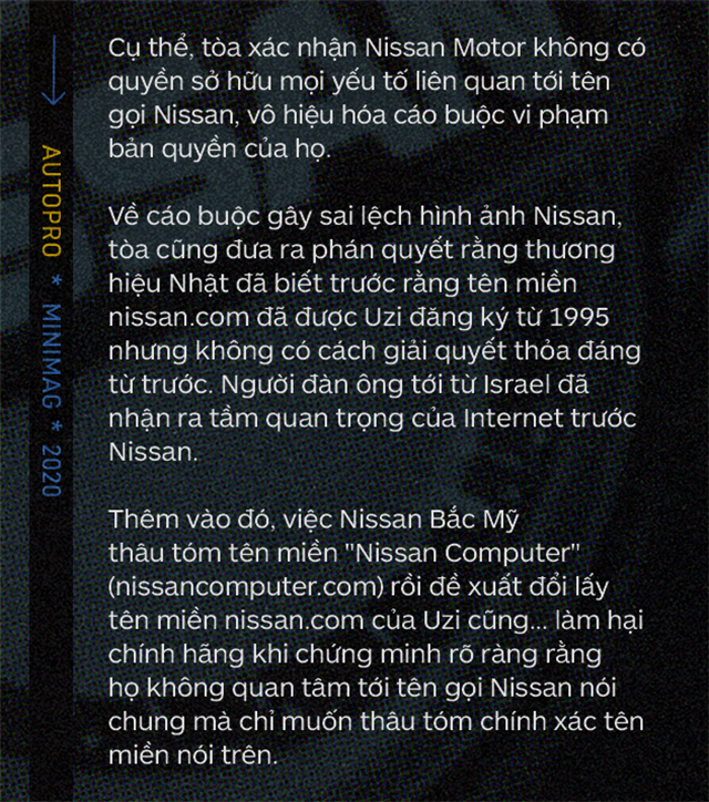 Chuyện ít biết về Nissan: Mất 8 năm và cả khối gia tài để đấu với một người đàn ông, đòi lại nissan.com nhưng bất thành - Ảnh 13.