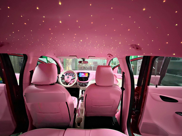 VinFast Fadil độ nội thất hồng cực độc, sở hữu chi tiết vốn chỉ có trên xe Rolls-Royce - Ảnh 3.