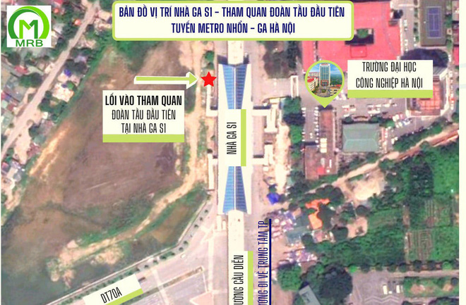 Mở cửa cho người dân tham quan đoàn tàu đường sắt đô thị Nhổn - ga Hà Nội - Ảnh 1.