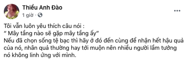 Em gái ruột Thiều Bảo Trâm: Chọn sống tệ bạc thì hãy ở đó đến cùng để nhận hết hậu quả! - Ảnh 3. Em gái ruột Thiều Bảo Trâm: Chọn sống tệ bạc thì hãy ở đó đến cùng để nhận hết hậu quả! - Ảnh 3.