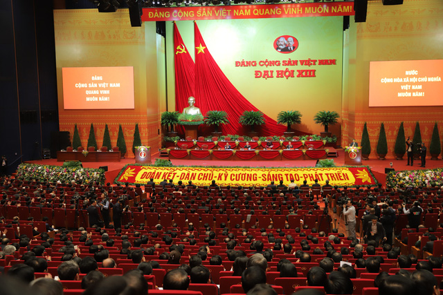 Khai mạc Đại hội lần thứ XIII của Đảng với 1.587 đại biểu chính thức tham dự - Ảnh 1.