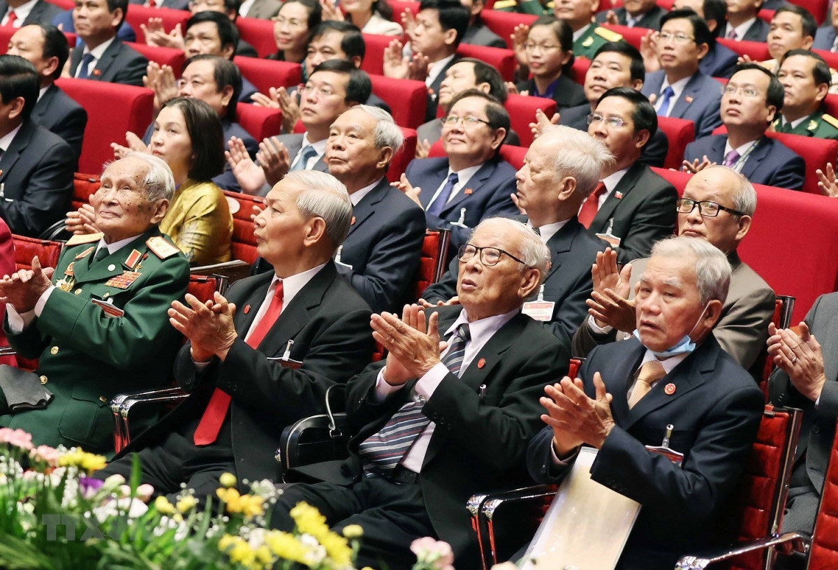 Toàn cảnh phiên khai mạc Đại hội đại biểu toàn quốc lần thứ XIII của Đảng - Ảnh 12.