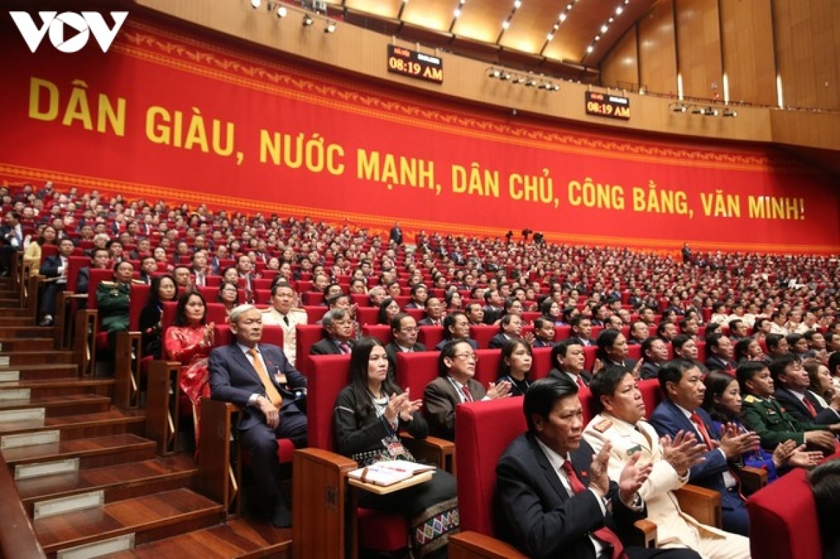 Toàn cảnh phiên khai mạc Đại hội đại biểu toàn quốc lần thứ XIII của Đảng - Ảnh 13.