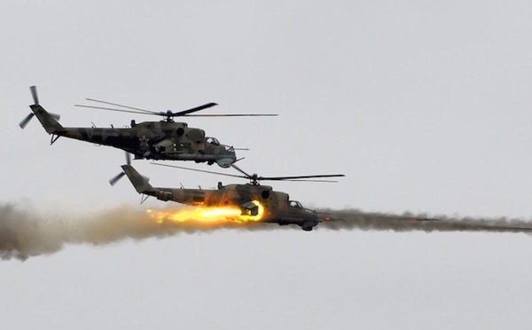 Tình hình Syria: Xem trực thăng Nga truy sát tới cùng khủng bố ở Syria