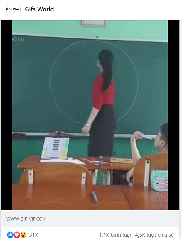 Netizen quốc tế phát sốt cảnh giáo viên Việt Nam vẽ đường tròn bằng tay không, lượt like, share tăng chóng mặt - Ảnh 2.