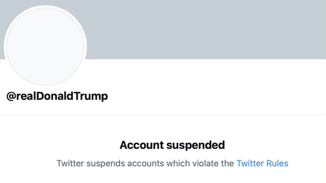 Twitter của Tổng thống Donald Trump bị khóa vĩnh viễn - Ảnh 1.