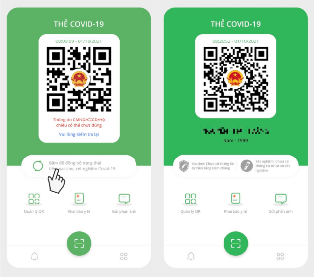 PC-Covid: Cách tạo mã QR cá nhân; đã tiêm vắc-xin nhưng chưa được cập nhật thì làm gì? - Ảnh 4.