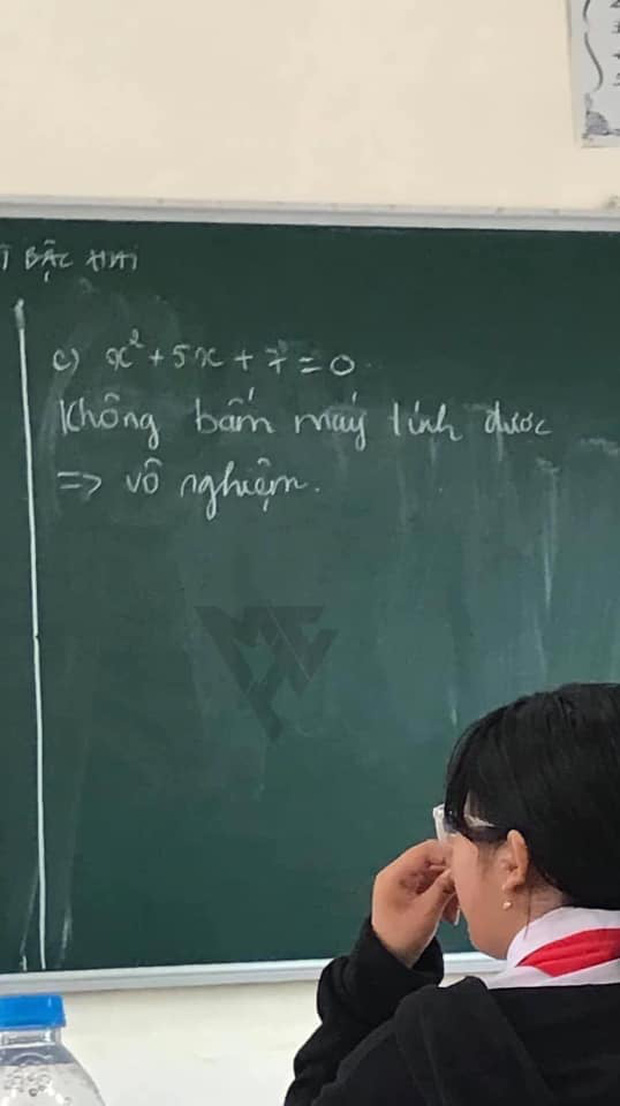 Giáo viên yêu cầu giải bài Toán cơ bản, học trò cợt nhả ghi một dòng xem xong chỉ muốn cho 0 điểm - Ảnh 1.