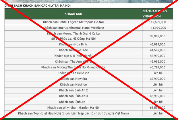 Xôn xao bảng giá hơn 100 triệu đồng 7 ngày cách ly hành khách từ TP.HCM ra Hà Nội, sự thật là gì? - Ảnh 1.